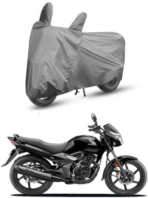 AutoRash Two Wheeler Cover for Honda(Unicorn, Grey)