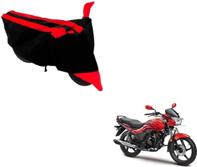 MOCKHE Two Wheeler Cover for Hero(Passion Xpro, Black, Red)