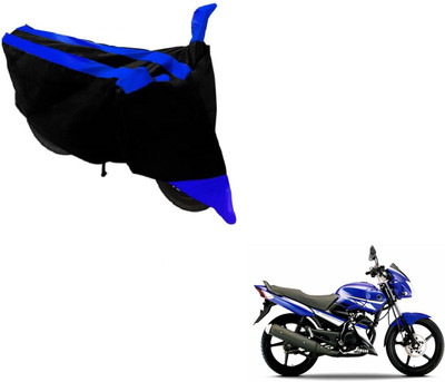Flipkart SmartBuy Two Wheeler Cover for Yamaha(Gladiator, Black, Blue)