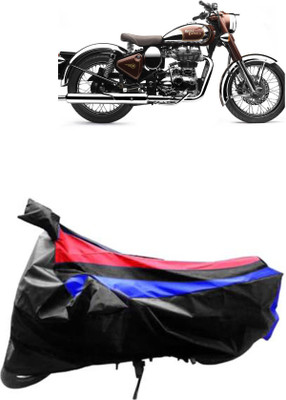 JVG Waterproof Two Wheeler Cover for Royal Enfield(Classic Chrome, Red, Blue, Black)