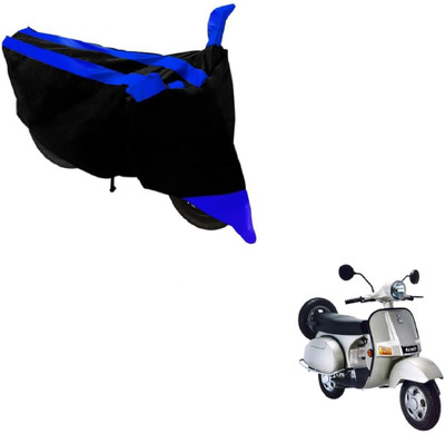 MOCKHE Two Wheeler Cover for Bajaj(Black, Blue)