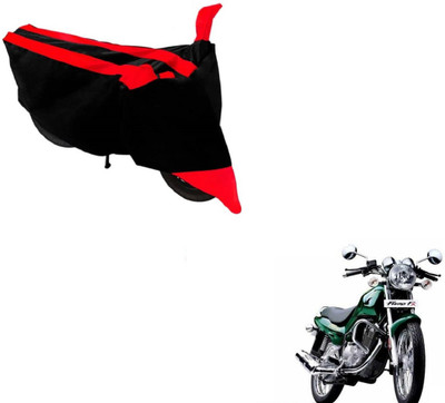Flipkart SmartBuy Two Wheeler Cover for TVS(Fiero F2, Black, Red)