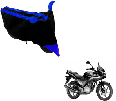 MOCKHE Two Wheeler Cover for Honda(CBF, Black, Blue)