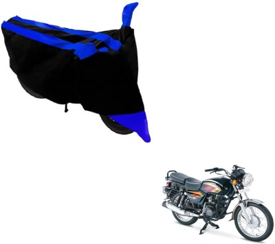 Flipkart SmartBuy Two Wheeler Cover for TVS(Max 4R, Black, Blue)