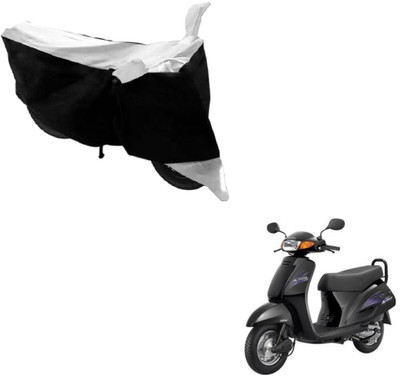 NIKS Two Wheeler Cover for Honda(Activa, Black, White)