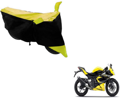 Flipkart SmartBuy Two Wheeler Cover for Kawasaki(Ninja, Black, Yellow)