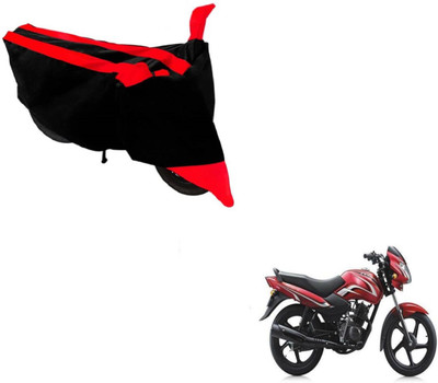 NIKS Two Wheeler Cover for TVS(Sport, Black, Red)
