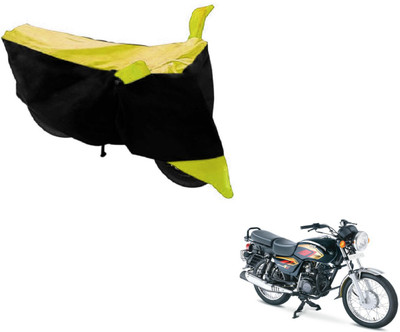 Flipkart SmartBuy Two Wheeler Cover for TVS(Max 4R, Black, Yellow)