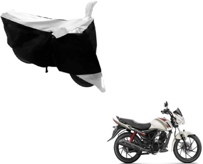 Amanzo Two Wheeler Cover for Suzuki(Sling Shot Plus, Black, White)