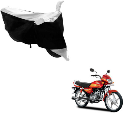 Flipkart SmartBuy Two Wheeler Cover for Hero(CD deluxe, Black, White)