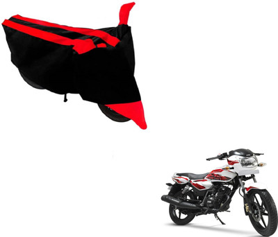 Amanzo Two Wheeler Cover for TVS(Phoenix 125, Black, Red)