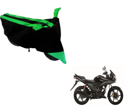 MOCKHE Two Wheeler Cover for Honda(CBF Stunner, Black, Green)