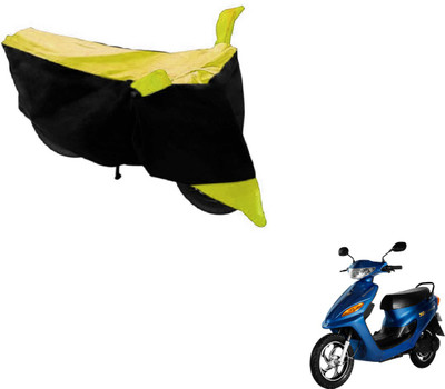 NIKS Two Wheeler Cover for Universal For Bike(Yo Electron, Black, Yellow)