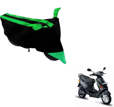 Amanzo Two Wheeler Cover for Hero(E Sprint, Black, Green)