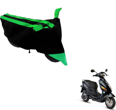 NIKS Two Wheeler Cover for Hero(Electric Cruz, Black, Green)