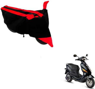 NIKS Two Wheeler Cover for Hero(Electric Cruz, Black, Red)