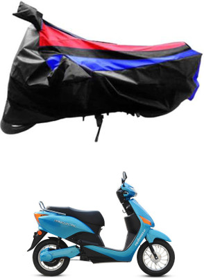 JVG Waterproof Two Wheeler Cover for Hero(Electric Optima Plus, Red, Blue, Black)