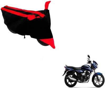 Flipkart SmartBuy Two Wheeler Cover for Bajaj(Discover, Black, Red)