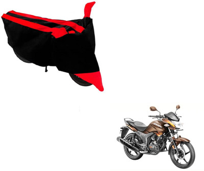 MOCKHE Two Wheeler Cover for Hero(Hunk, Black, Red)