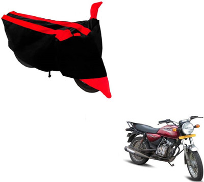 MOCKHE Two Wheeler Cover for Bajaj(Boxer, Black, Red)
