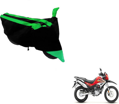 Amanzo Two Wheeler Cover for Hero(Impulse, Black, Green)