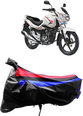 JVG Waterproof Two Wheeler Cover for Suzuki(GS 150R, Red, Blue, Black)
