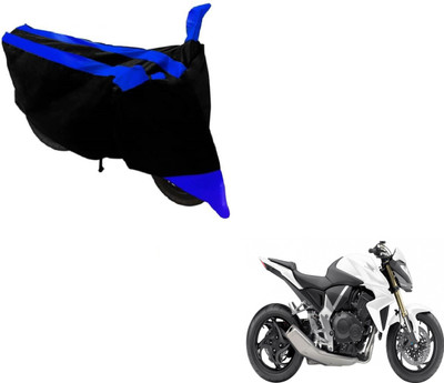 Flipkart SmartBuy Two Wheeler Cover for Honda(CB 1000R, Black, Blue)