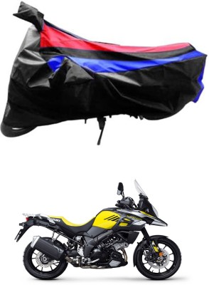 JVG Waterproof Two Wheeler Cover for Suzuki(V Strom 1000, Red, Blue, Black)