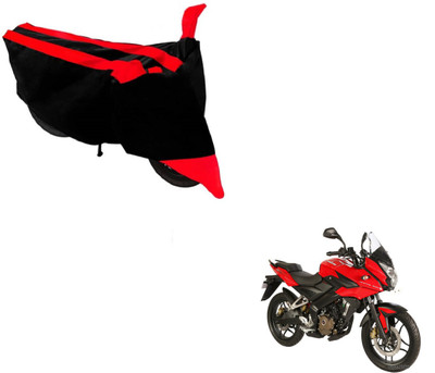 MOCKHE Two Wheeler Cover for Bajaj(Pulsar, Black, Red)