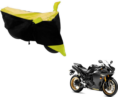 Flipkart SmartBuy Two Wheeler Cover for Yamaha(YZF R1, Black, Yellow)