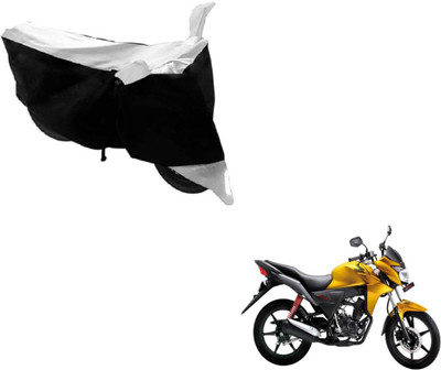 Amanzo Two Wheeler Cover for Honda(CB Twister, Black, White)