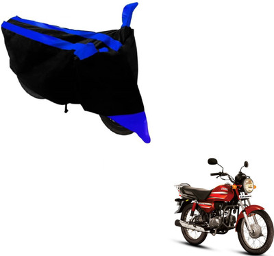 MOCKHE Two Wheeler Cover for Hero(CD Dawn, Black, Blue)