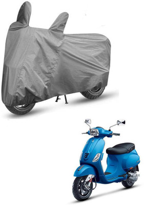 THE REAL ARV Waterproof Two Wheeler Cover for Vespa(Vespa SXL 150, Grey)
