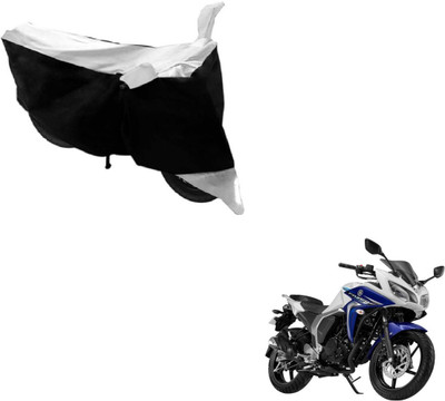 Amanzo Two Wheeler Cover for Yamaha(Fazer, Black, White)