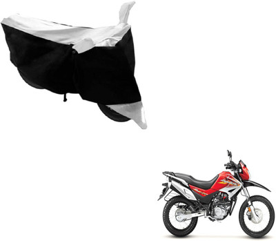 MOCKHE Two Wheeler Cover for Hero(Impulse, Black, White)