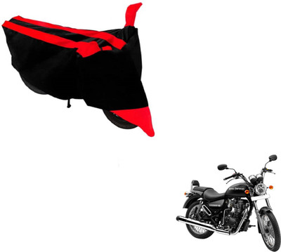 Amanzo Two Wheeler Cover for Royal Enfield(Thunderbird 350, Black, Red)