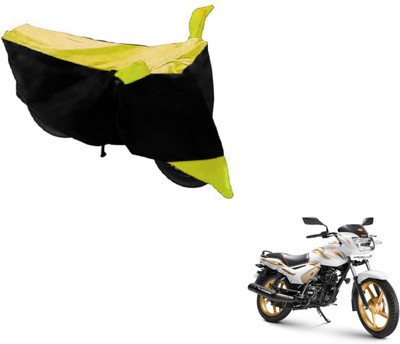 Flipkart SmartBuy Two Wheeler Cover for TVS(Star City, Black, Yellow)