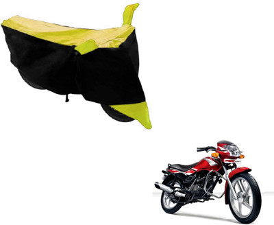 MOCKHE Two Wheeler Cover for TVS(Star Sport, Black, Yellow)