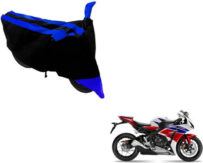 Flipkart SmartBuy Two Wheeler Cover for Honda(CBR 1000RR, Black, Blue)