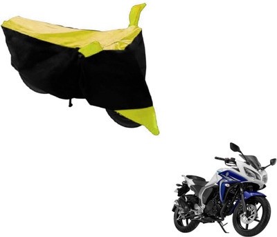 Flipkart SmartBuy Two Wheeler Cover for Yamaha(Fazer, Black, Yellow)