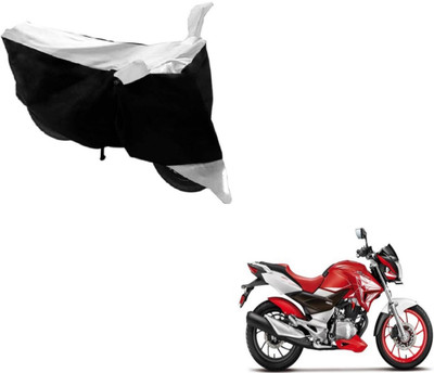 MOCKHE Two Wheeler Cover for Hero(Xtreme, Black, White)