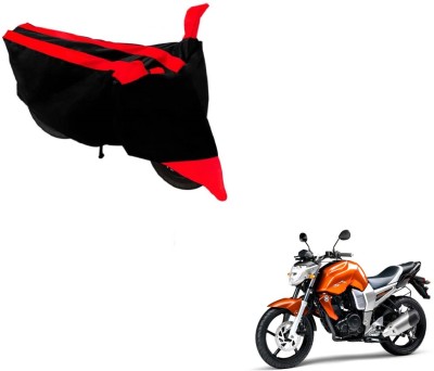 NIKS Two Wheeler Cover for Yamaha(FZ16, Black, Red)