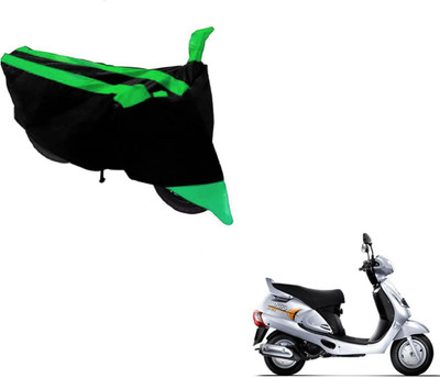MOCKHE Two Wheeler Cover for Mahindra(Duro, Black, Green)