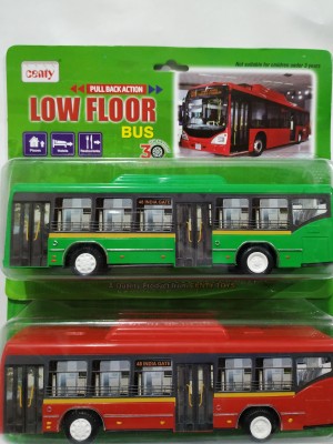 centy LOW FLOOR BUS Combo pack of 2(Green, Red, Pack of: 2)