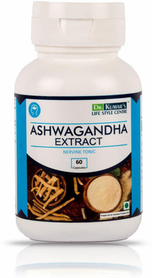 Dr. Kumar's Lifestyle Centre Ashwagandha Extract Capsule(60 Tablets)
