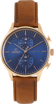OBAKU GRAN-AMBER Analogue Silver Round Dial Women's Watch - V110LXCIRW Analog Watch  - For Men