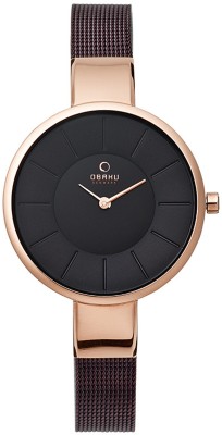 OBAKU SOL WALNUT Analog Watch  - For Women