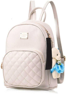 Bellina Buffi taddy cream 10 L Backpack(White)