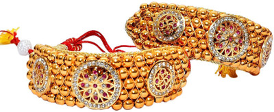 VIVA VIRAL Alloy Gold-plated Armlet Set(Pack of 2)