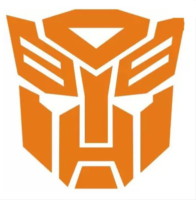 AVSARACHNA Sticker & Decal for Car & Bike(Orange)